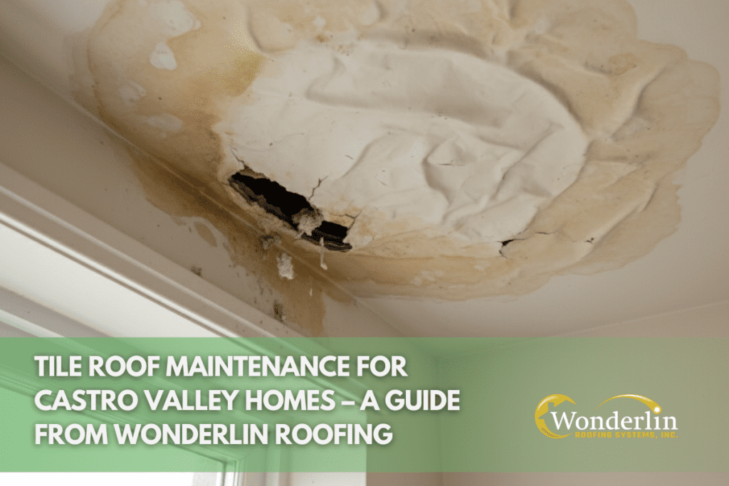 Tile Roof Maintenance for Castro Valley Homes – A Guide From Wonderlin Roofing