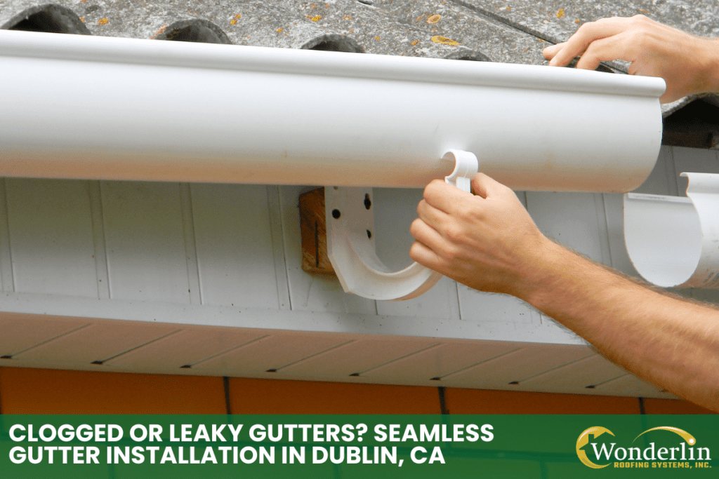 Dublin seamless gutter installation