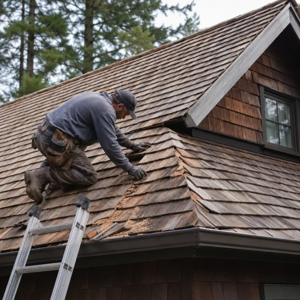 Shake Roof Maintenance