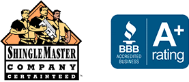 shingle master and bbb logos