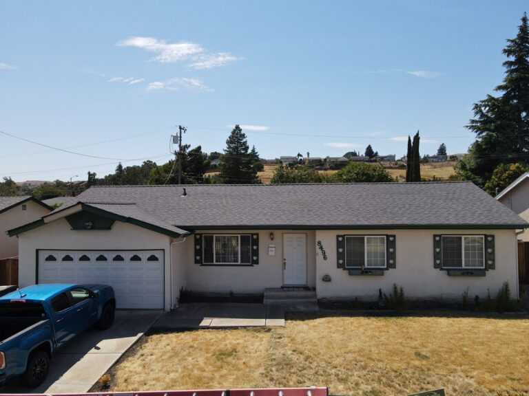 Big house with parking area