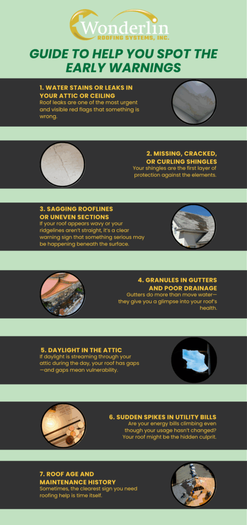 Water Stains or Leaks in Your Attic or Ceiling