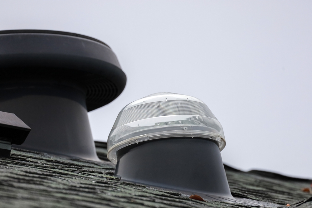 View of a dome sun tunnel